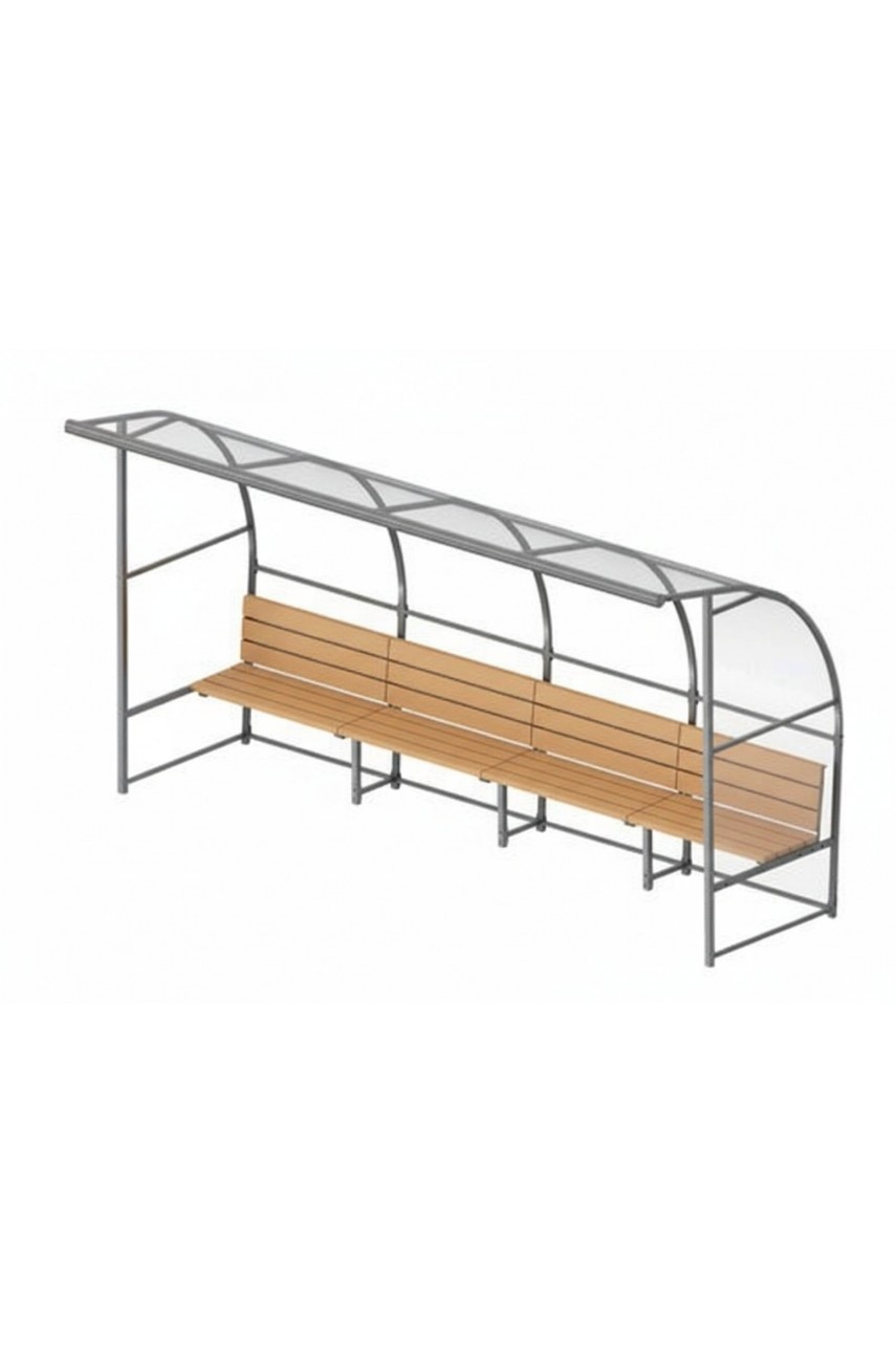 Скамейка для запасных игроков на 8 мест 