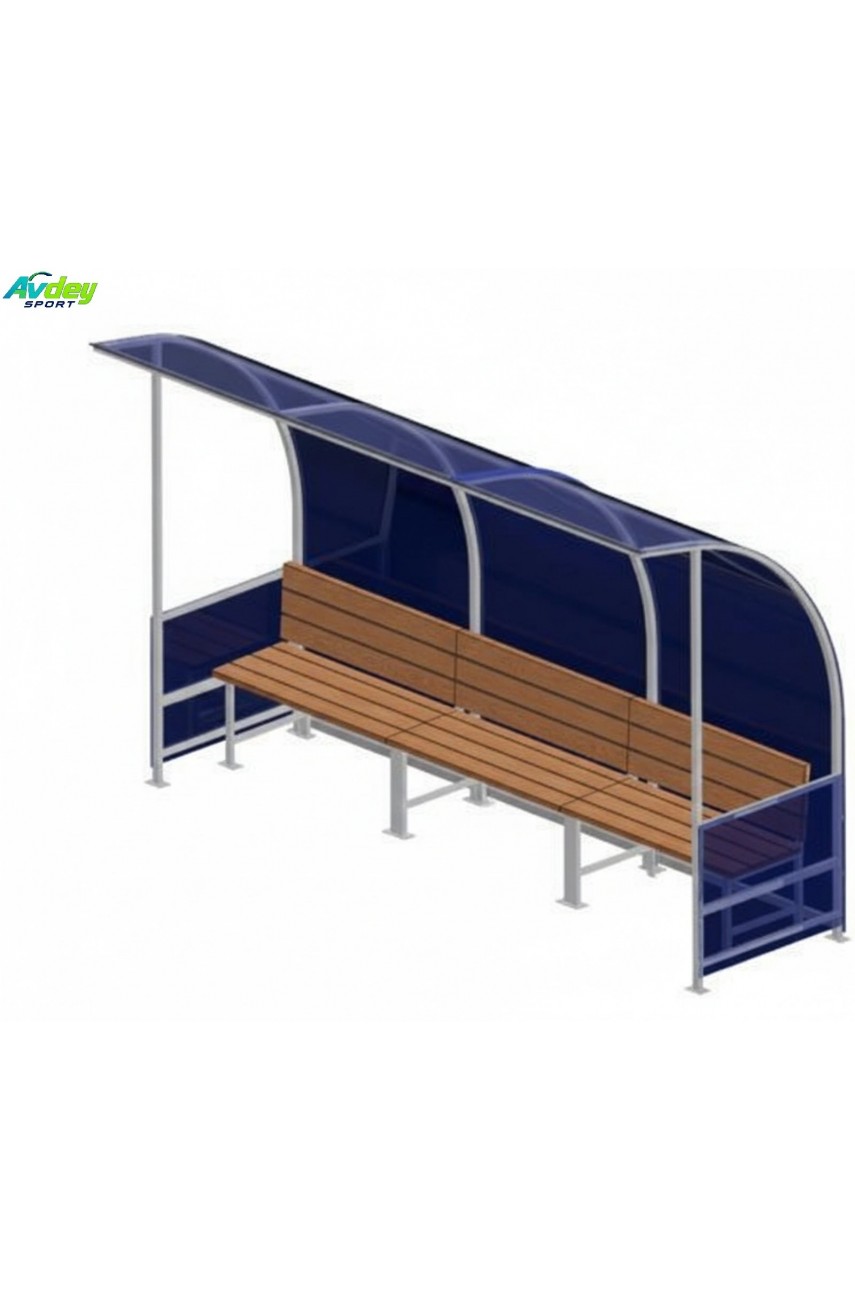 Скамейка для запасных игроков на 6 мест 