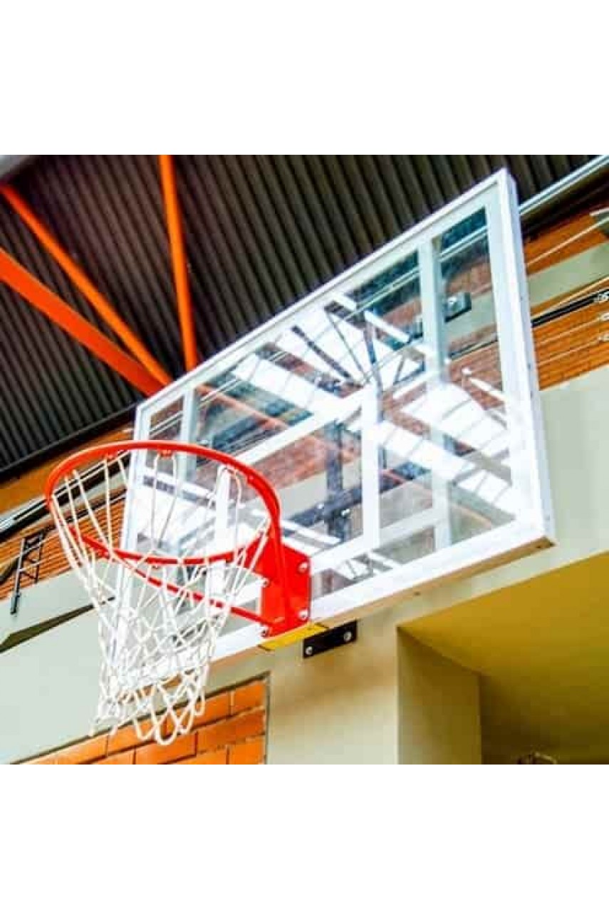 Щит баскетбольный игровой 1800х1050 оргстекло на раме 