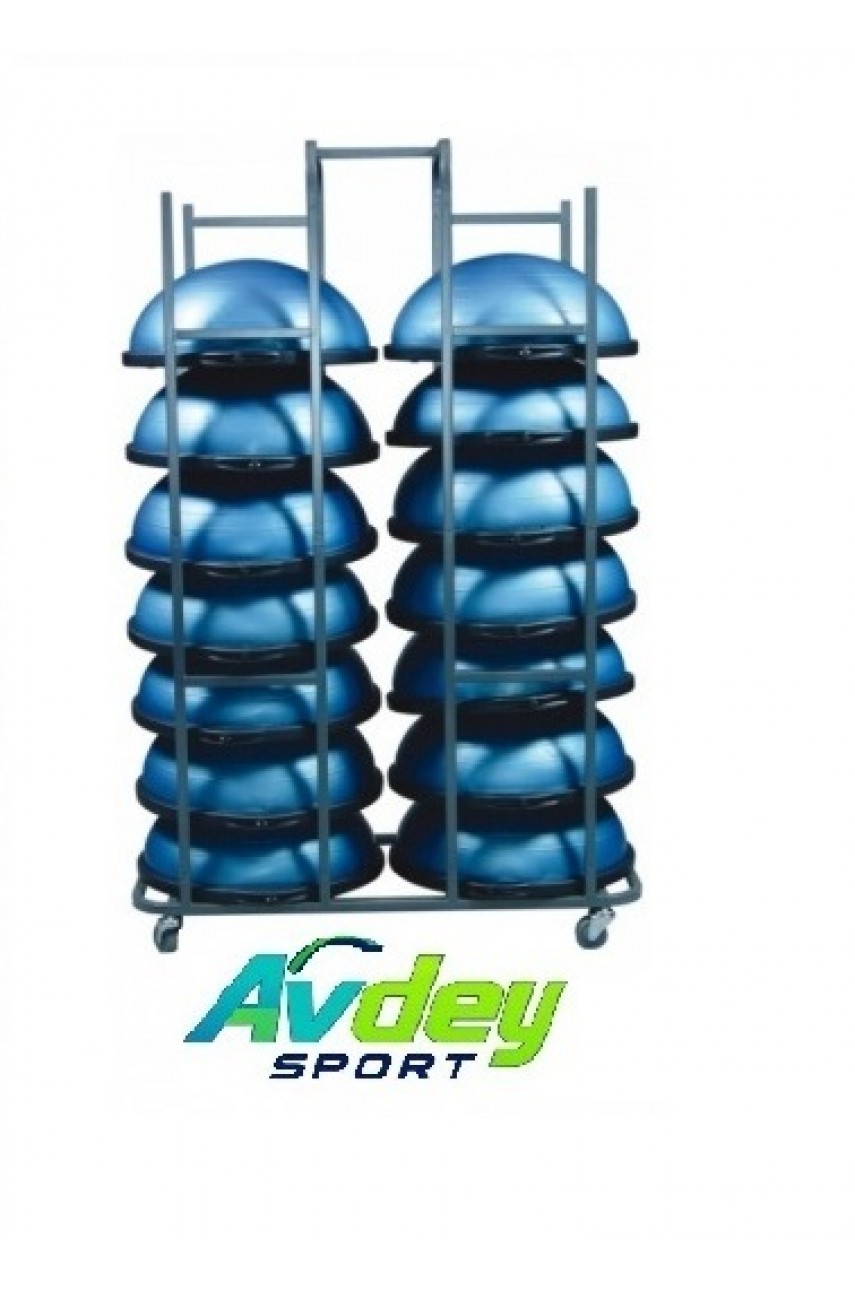 Стойка для хранения баланс-степов  14 штук. 