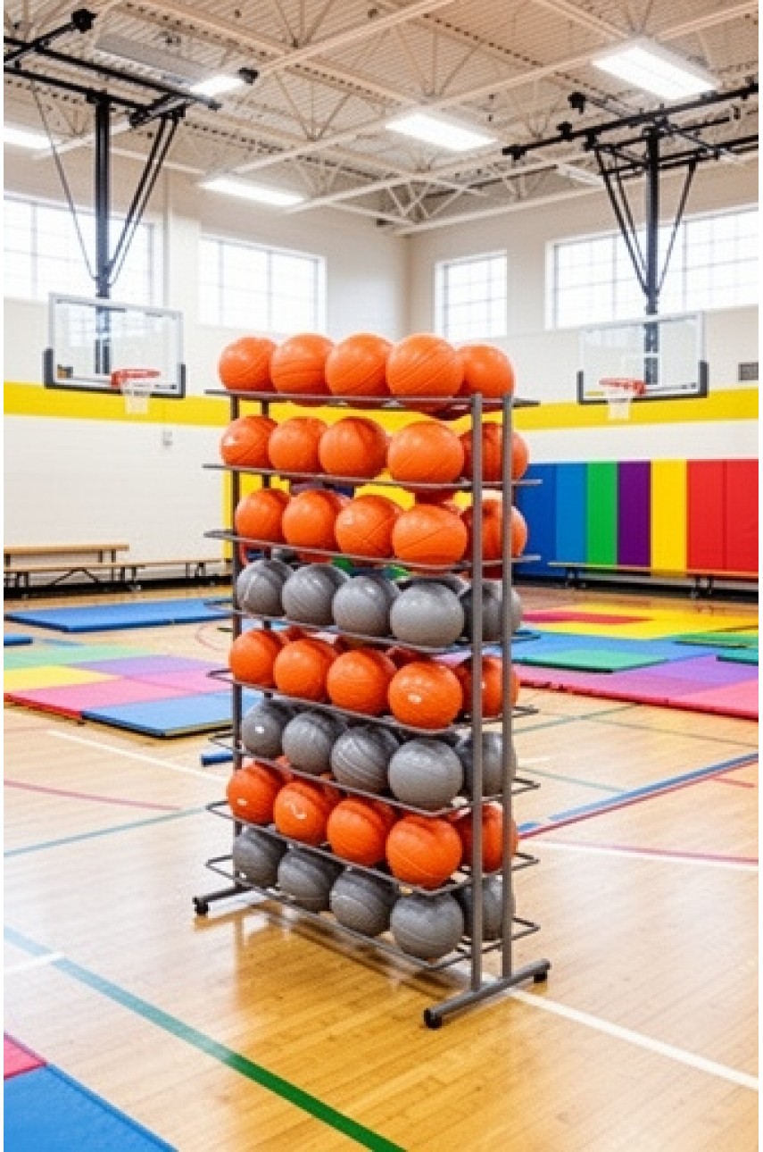 Стеллаж для мячей двойной 
