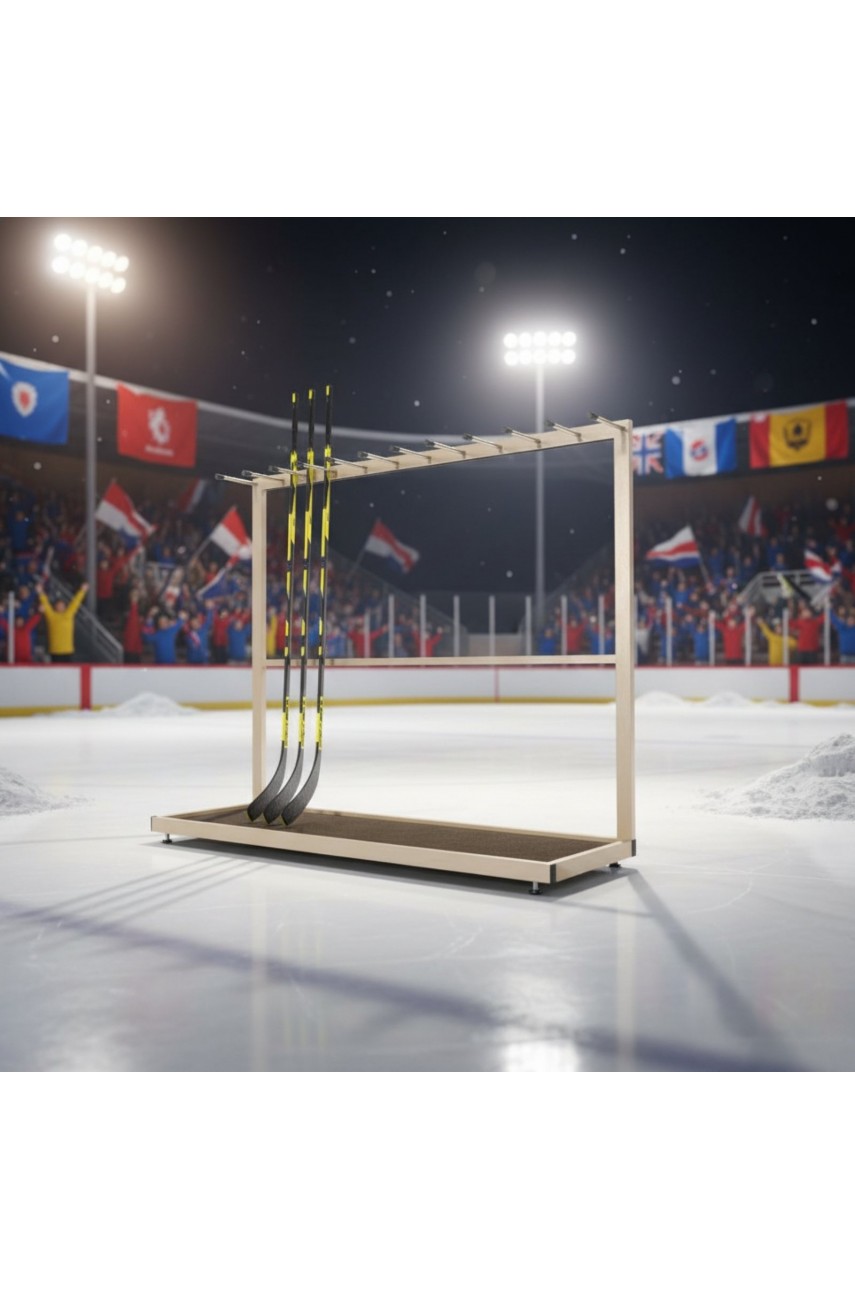 Стойка для хранения хоккейных клюшек