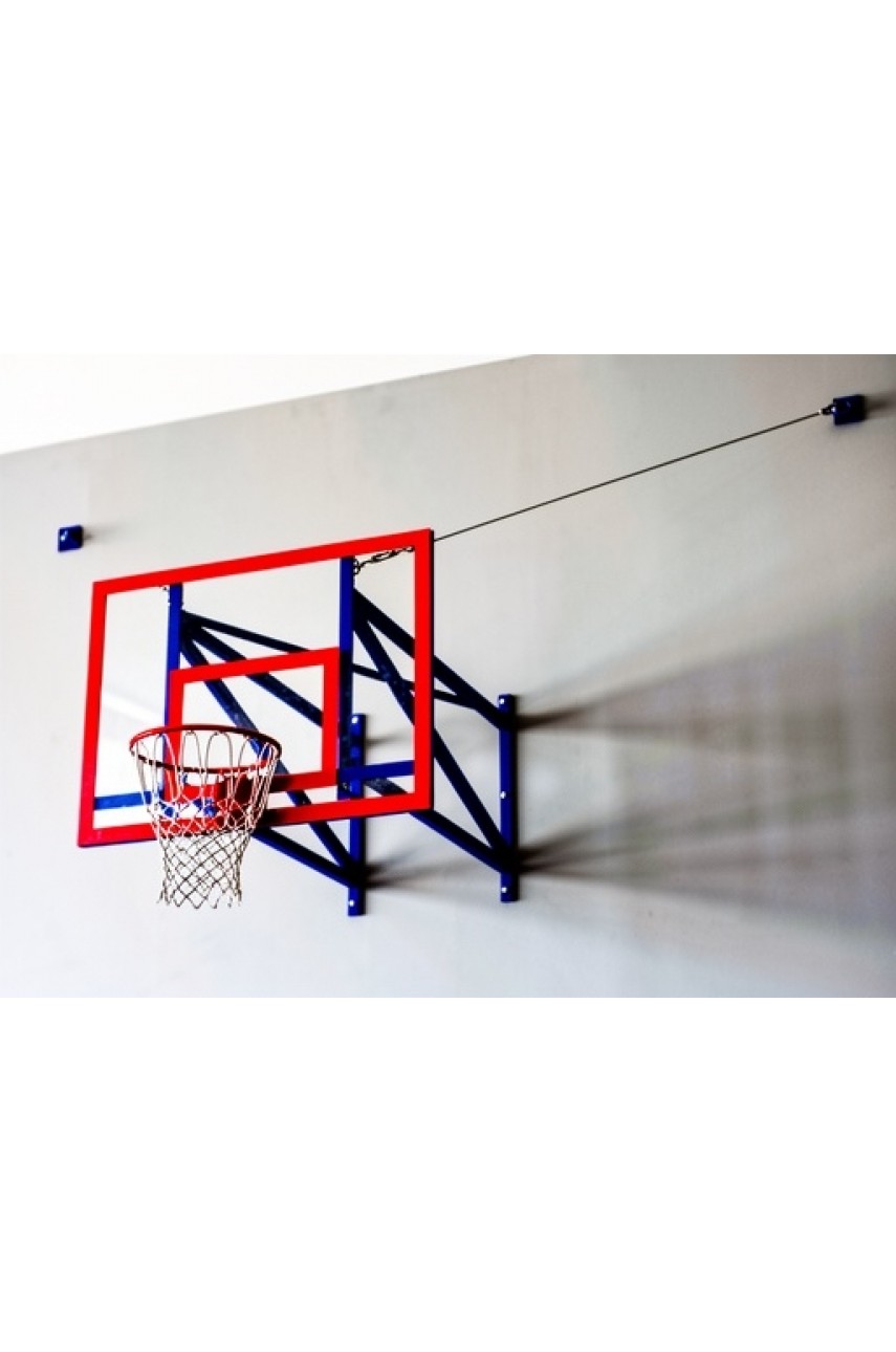 Щит баскетбольный тренировочный 1200х900 оргстекло на раме 