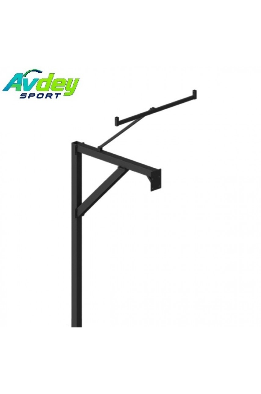 Стойка баскетбольная под анкера вынос 1,2 м профиль 80х80 