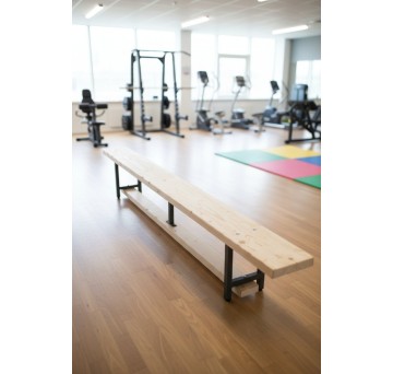 Скамейки гимнастические (дерево, фанера, ножки металл)